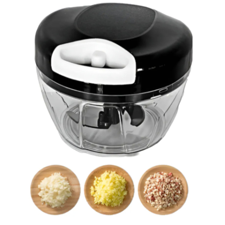 Mini Processador E Triturador De Alimentos Alho Cebola 500ml