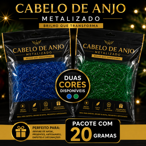 Papel Metálico Palha Decorativo de BOPP 20g Enchimento Cestas Presentes Festa Laminado Brilhante