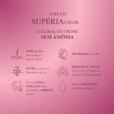 Detalhes do Coloração Sem Amônia 500 Castanho Claro - Amend Supéria Color