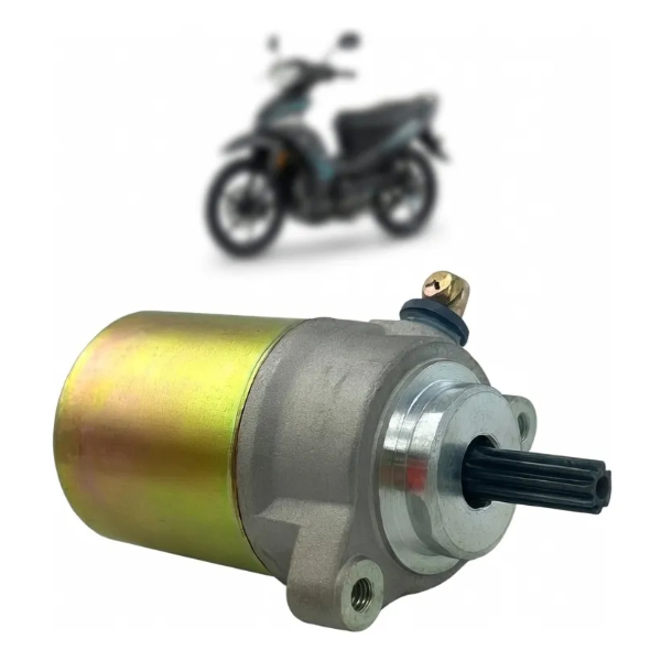 Motor De Arranque Partida Yamaha Crypton 115 2009 Á 2015