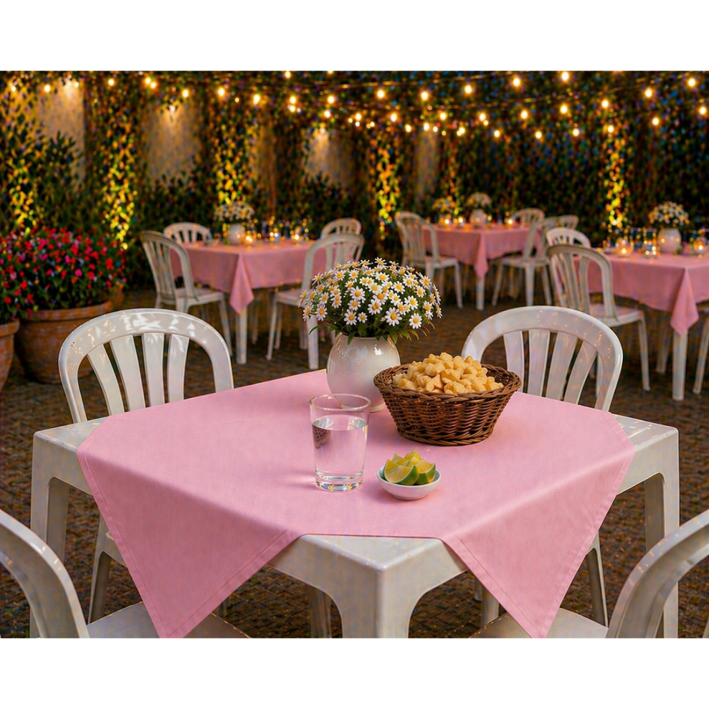 Kit Toalha TNT 70x70cm 5/10/20 Festas Aniversários Buffet Chá Revelação