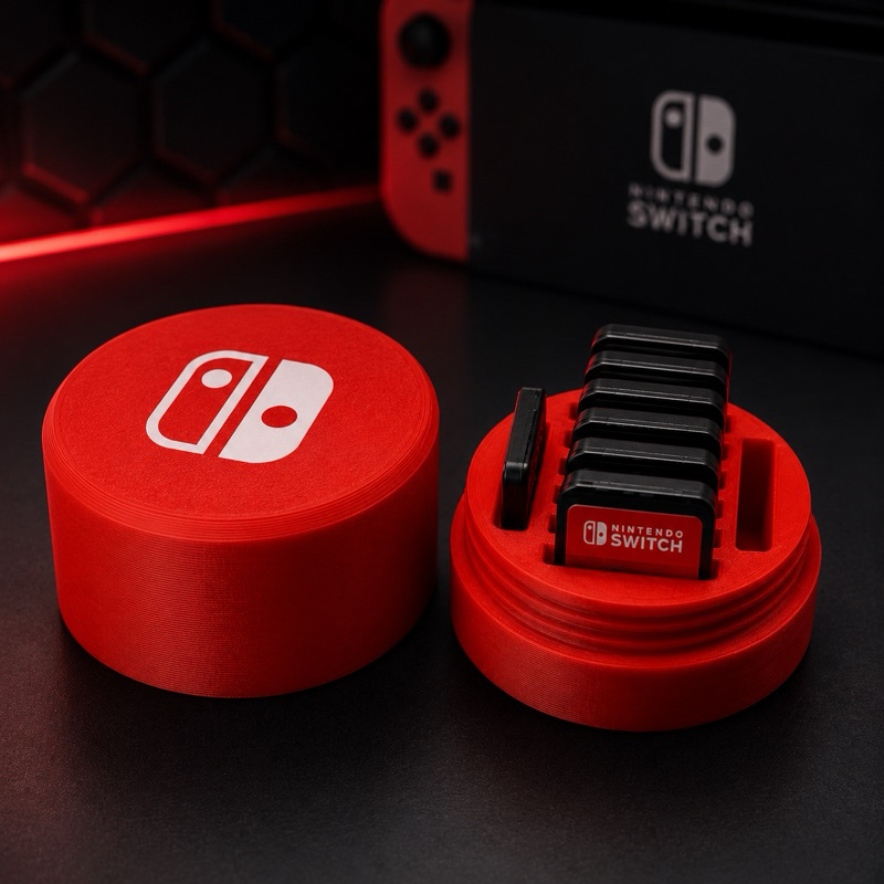 Case Compacto para Nintendo Switch – Organizador Portátil de 8 Cartuchos