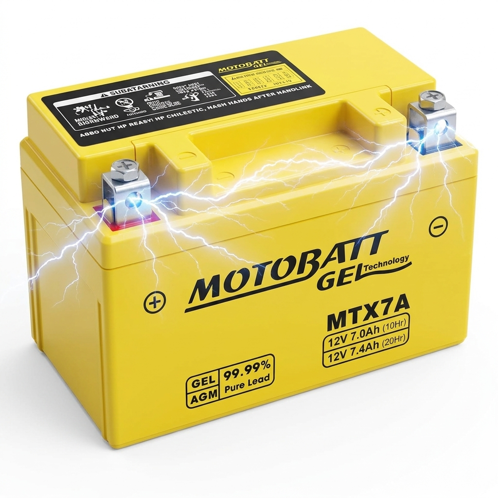 BATERIA MOTOBATT YTX7A-BS MTX7A BURGMAN 125 NINJA 250R MT09 SMART 125 NH190 HONDA CB650R KANSAS 150