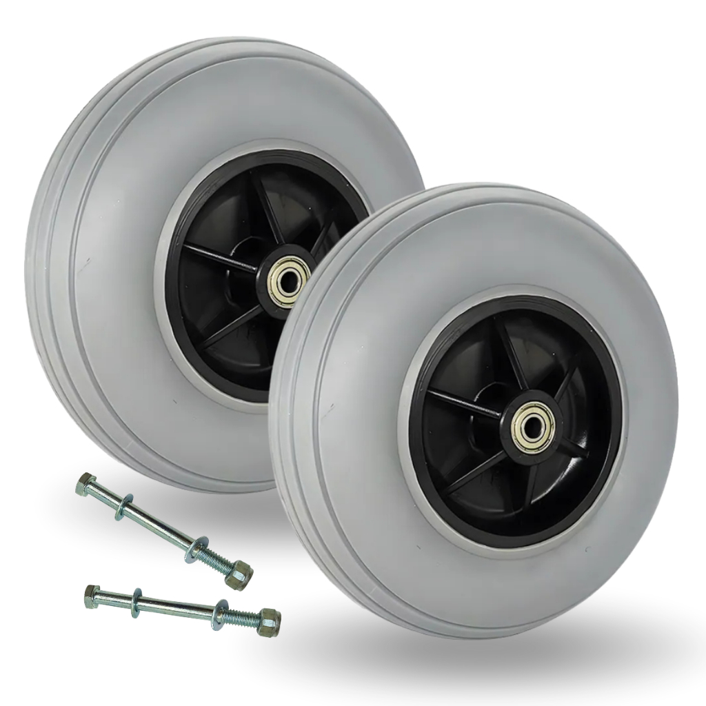 Roda Dianteira 200x50 Maciça Para Cadeira De Rodas Motorizadas ( PAR ) Pronta Entrega
