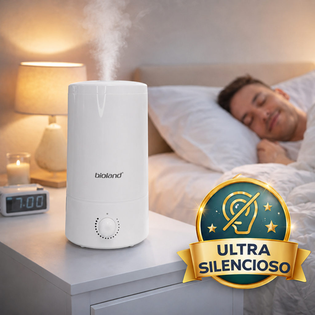 Umidificador de Ar Bioland Umi Star Bivolt 110/220V Silencioso Grande Capacidade  para Essências Aroma dormir tranquilo