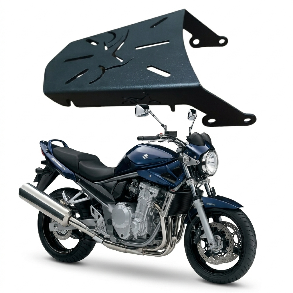 Bagageiro Suporte De Baú Suzuki Bandit Gsf 650 E 1250 Preto