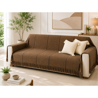 Manta Para Sofá Gigante 4,00 x 1,70 XGG Algodão Macio Decorativa Luxo