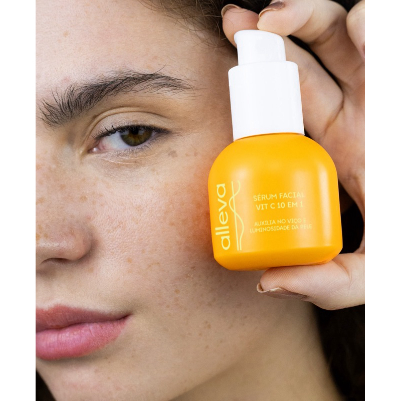 Sérum Facial Vitamina C 10 em 1 ALLEVA