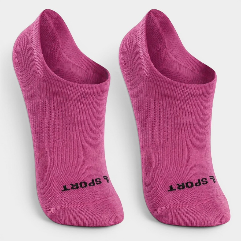 Kit Meia Sapatilha Infantil Lupo Básico 2 Pares - Rosa