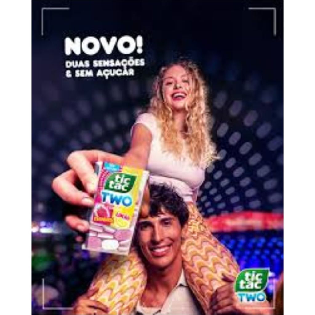 Tic Tac Two Sem Açúcar 38,5gr Sabores