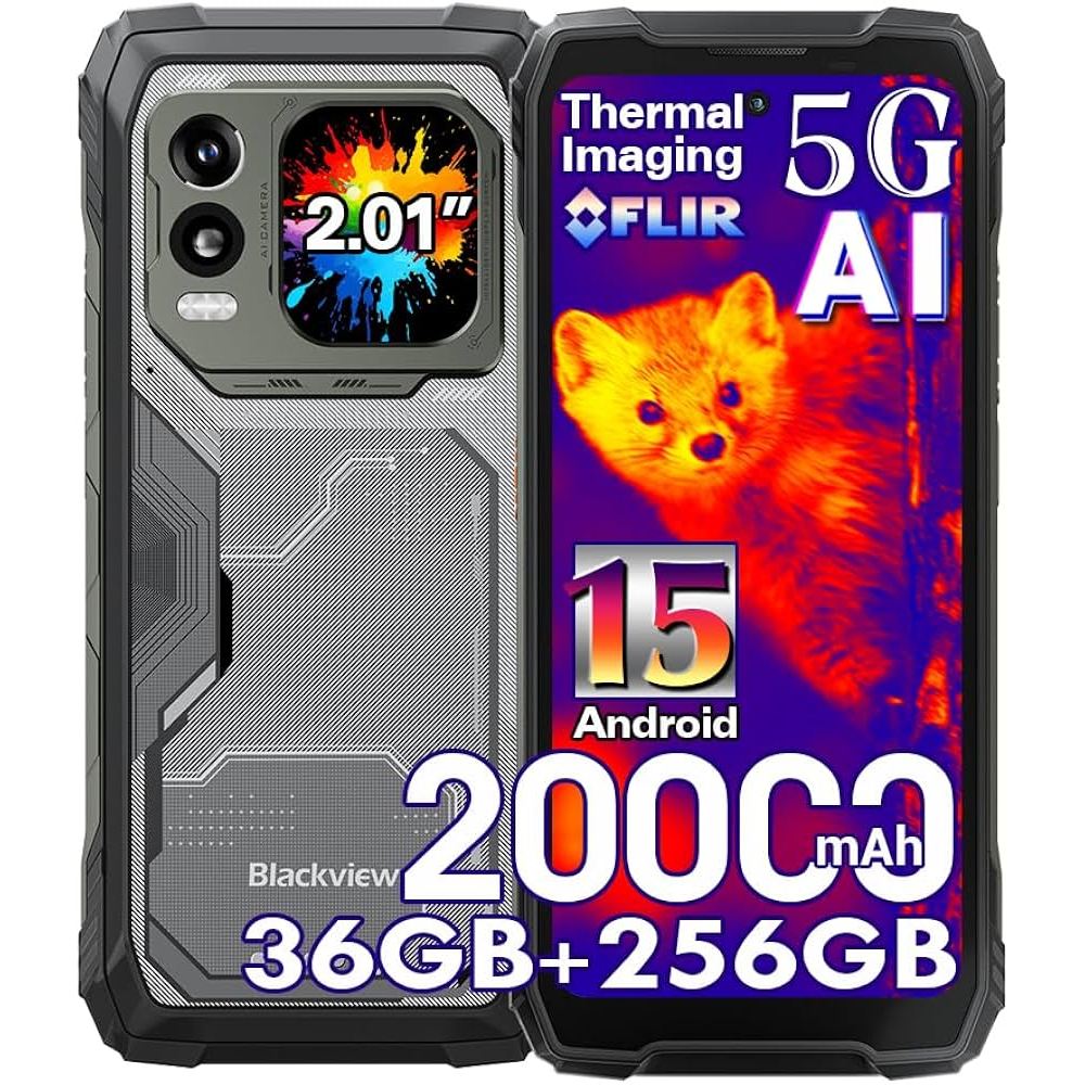 Smartphone Blackview Xplore 1 Pro 5g Bateria 20000mah 36gb Ram 256gb Câmera Termica Flir