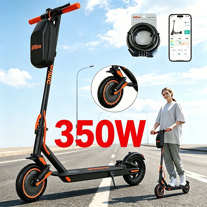 🔥Patinete Eletrico Adulto 350W elétrico para adultos dobrável dupla voltagem 36 volts