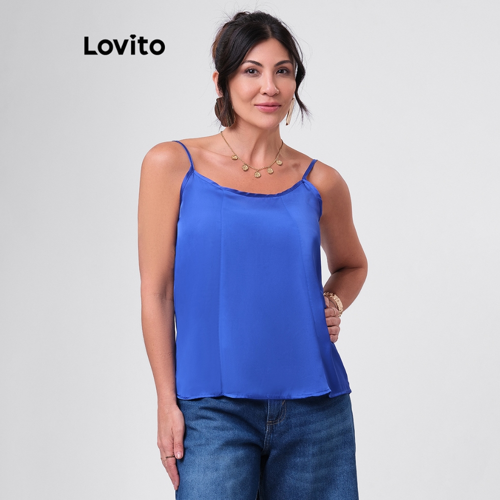 Lovito Regata Acetinada Básica TKB274BRL303