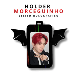 HOLDER MORCEGUINHO - PORTA PHOTOCARD DE MORCEGO, PORTA CARDS 3D VAMPIRESCO KPOP IDOL ENHYPEN ENGENE