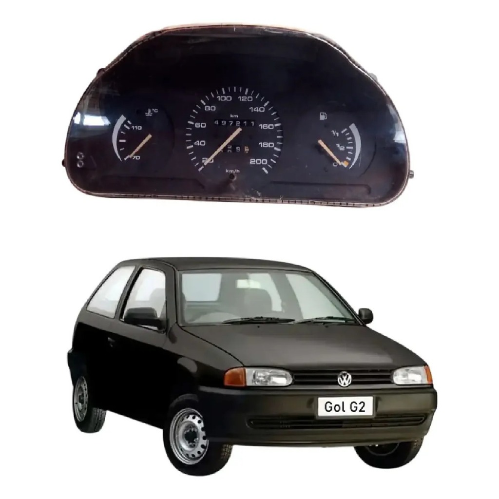 Painel De Instrumento Gol Bola G2 1995 A 2000 200km/h Preto