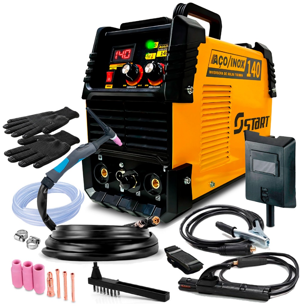 Inversora Máquina De Solda Maxtig 140 TIG/MMA 140A 220V Com Acessórios Completos Start