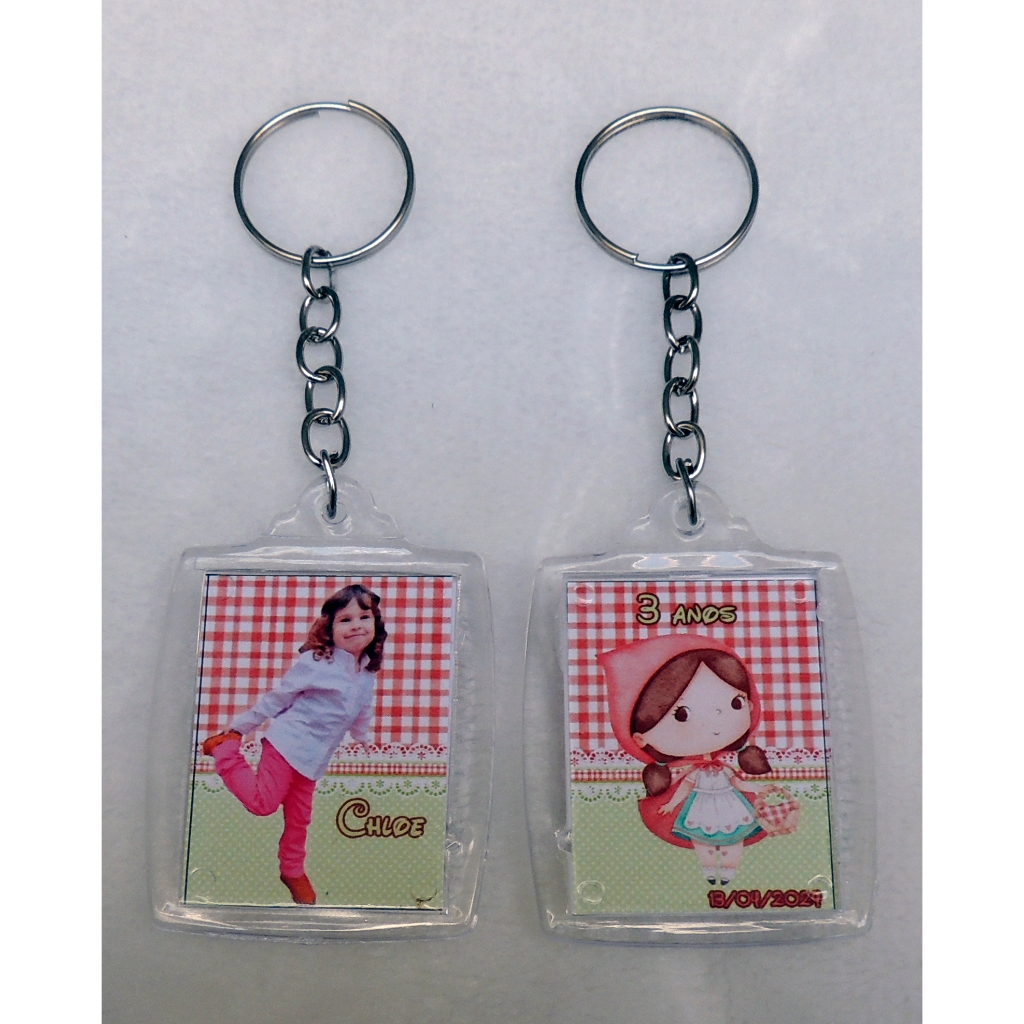 Chaveiro De Acrílico Personalizado Com Foto E Tema Lembrancinha Aniversário e Brindes
