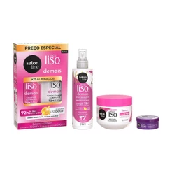 Kit Meu Liso Demais com Máscara, Defrizante e Balm Antifrizz