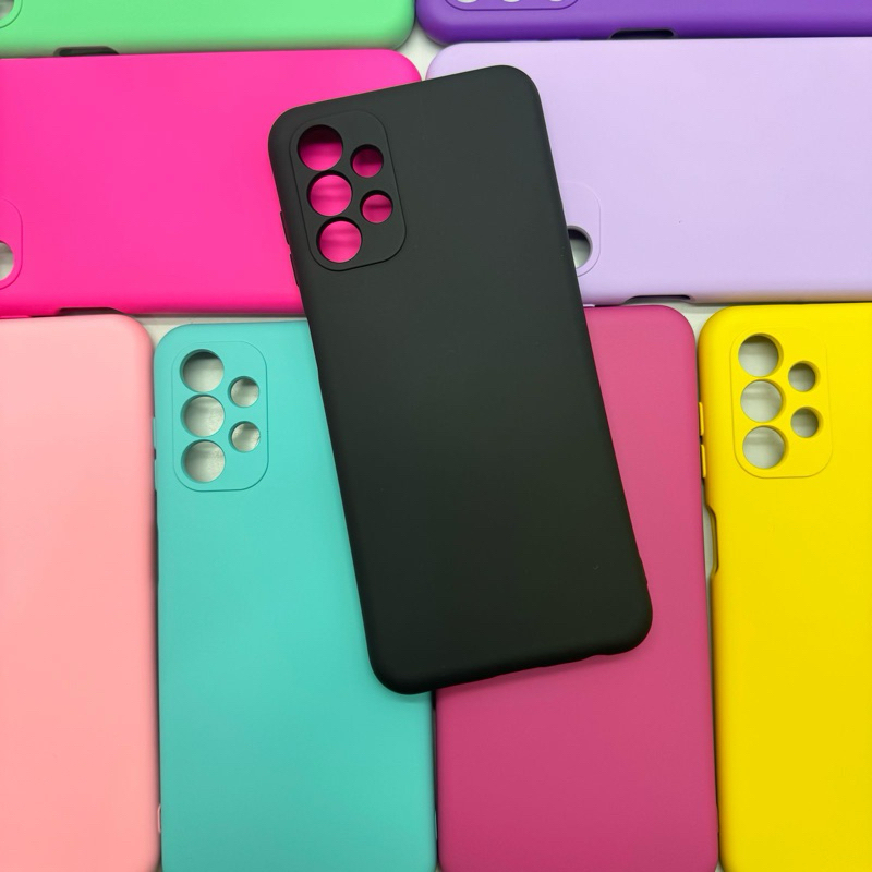 Capa para Samsung A13 4G (6.6") Kit Capa + Pelicula Vidro ou Só 1 Capinha Aveludada