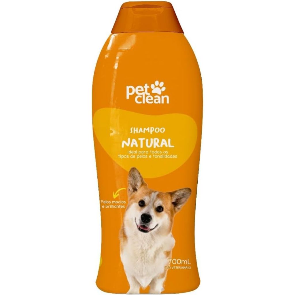 Shampoo Para Cães Pelos Claros Pet Clean 700 ML