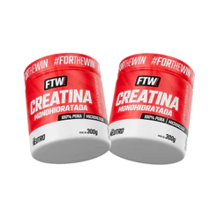 Kit 2x Creatina Monohidratada Pura 300g - FTW
