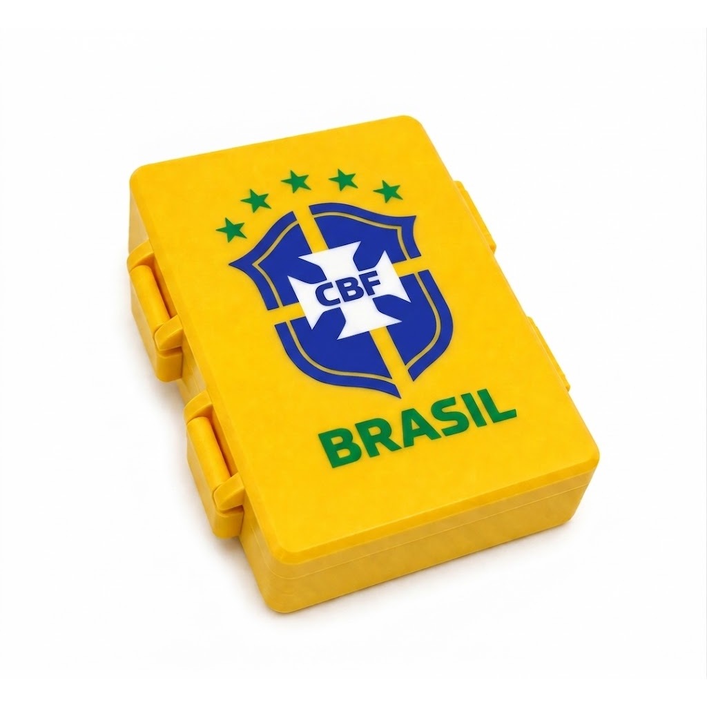 Porta Figurinhas Personalizado Futebol | Caixa Organizadora Cards Copa Times