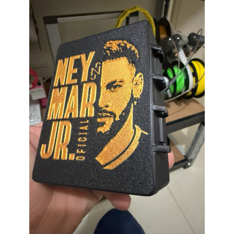 Caixa Porta Figurinhas 2 Divisórias Copa Do Mundo Seleção Brasileira Neymar - 500 figurinhas