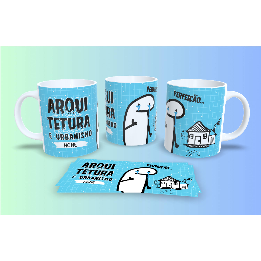 Caneca Personalizada Profissão Arquitetura e Urbanismo