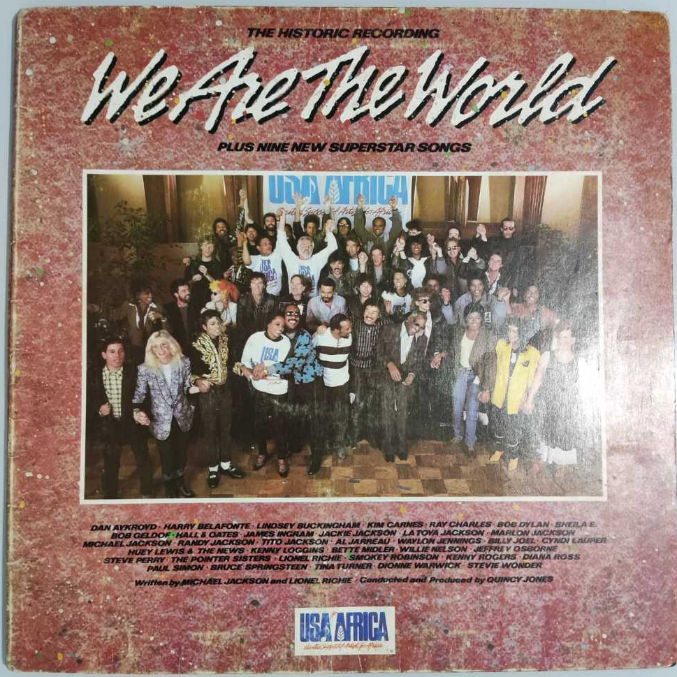 LP USA For Africa - We Are The World (1985) Capa Gatefold Com Encarte | Disco de Vinil