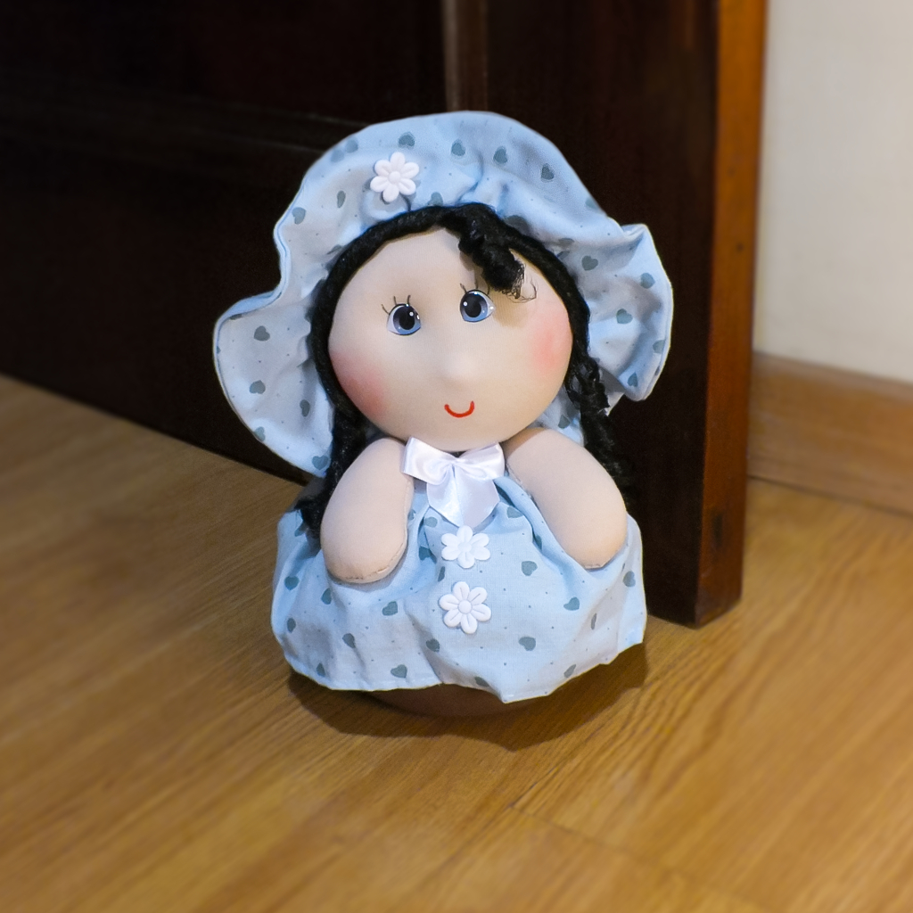 Peso de porta boneca artesanal ,decorativo, enfeite , presente,Envio imediato.