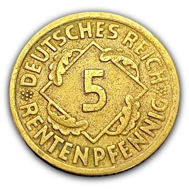 Moeda 5 Rentenpfennig 1924 A