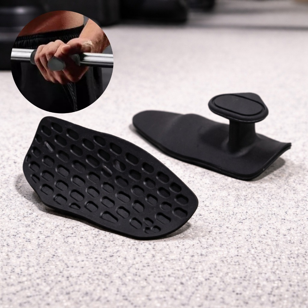 Luva Grip Par Ergonômico Para Academia Em Silicone Antiderrapante Preto Anti Calos Crossfit Musculação