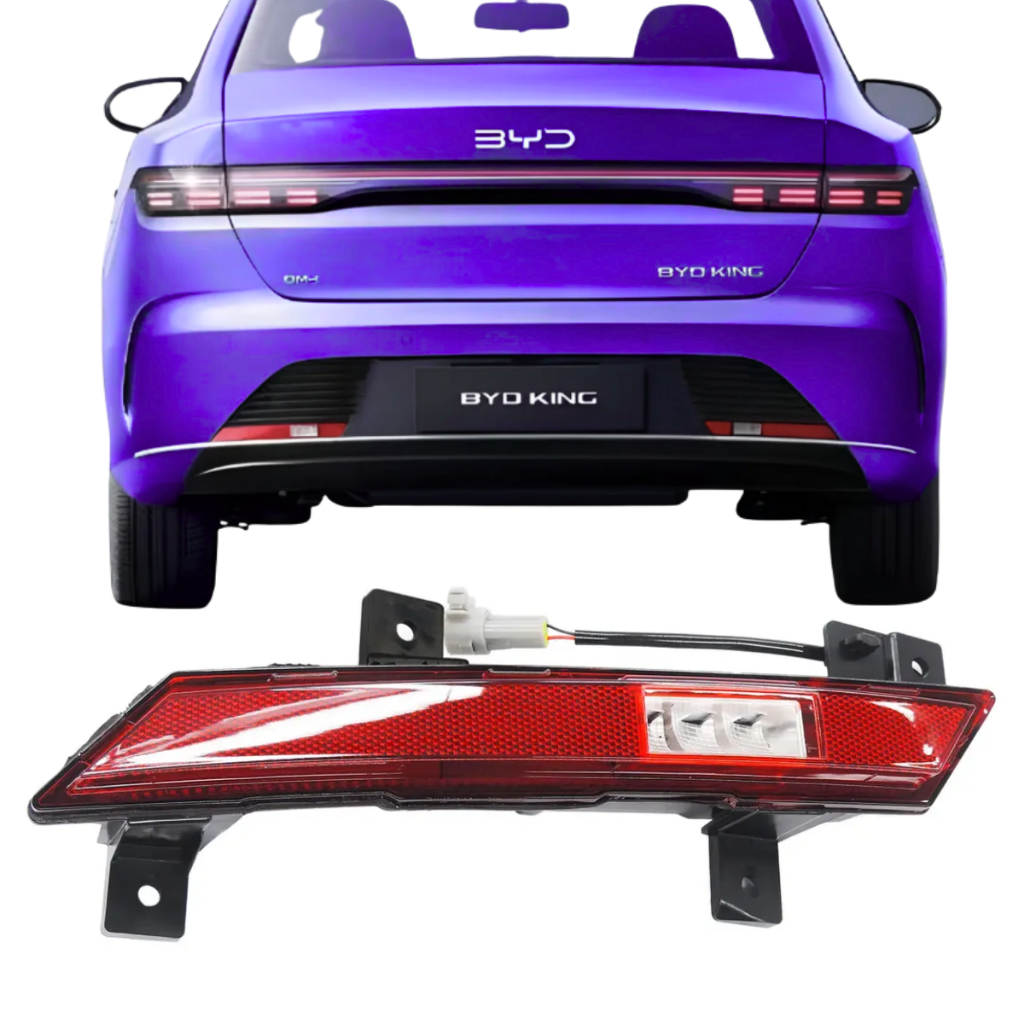 Refletor Lanterna Traseira Parachoque BYD KING 2024 2025 2026 LED Olho Gato Ré Importado Premium