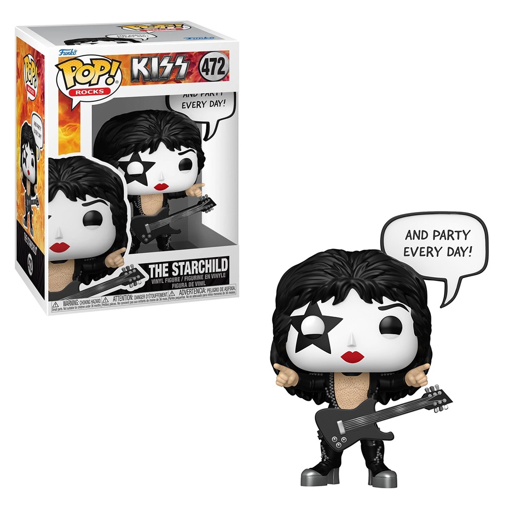 FUNKO POP THE STARCHILD 472 ROCK KISS SAYINGS NOVO ORIGINAL