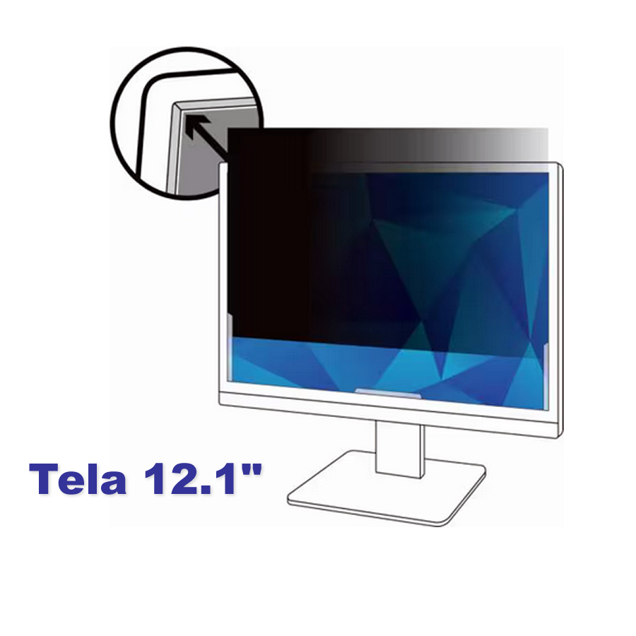 Filtro de Privacidade 3M para Notebook e Monitor 12.1 Polegadas