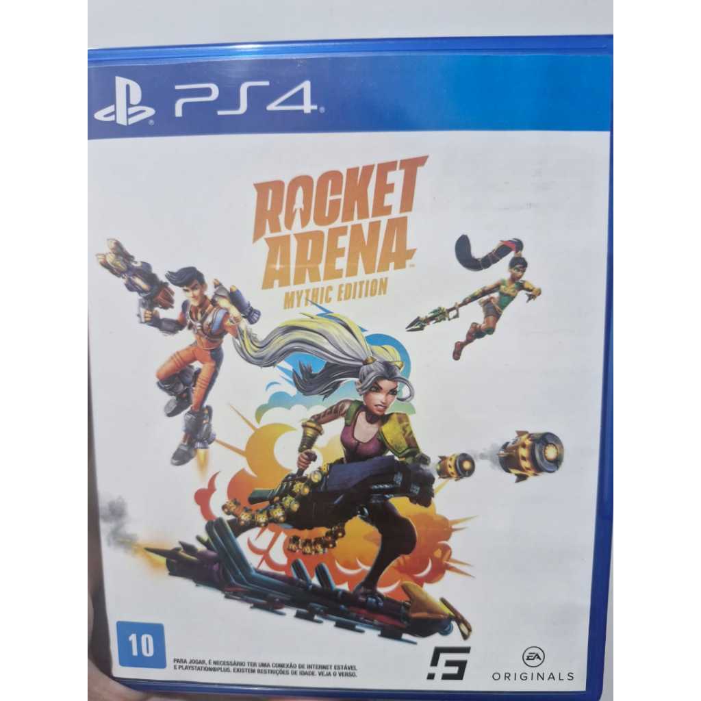 Rocket Arena Mythic Edition Semi Novo PS4 Mídia física Codigo ja ultilizado