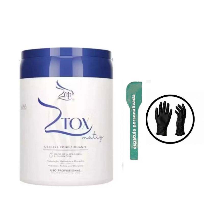 Zap Ztox Matizador Selagem e cabelos Amarelados,Grisalhos, Brilho intenso 1kg