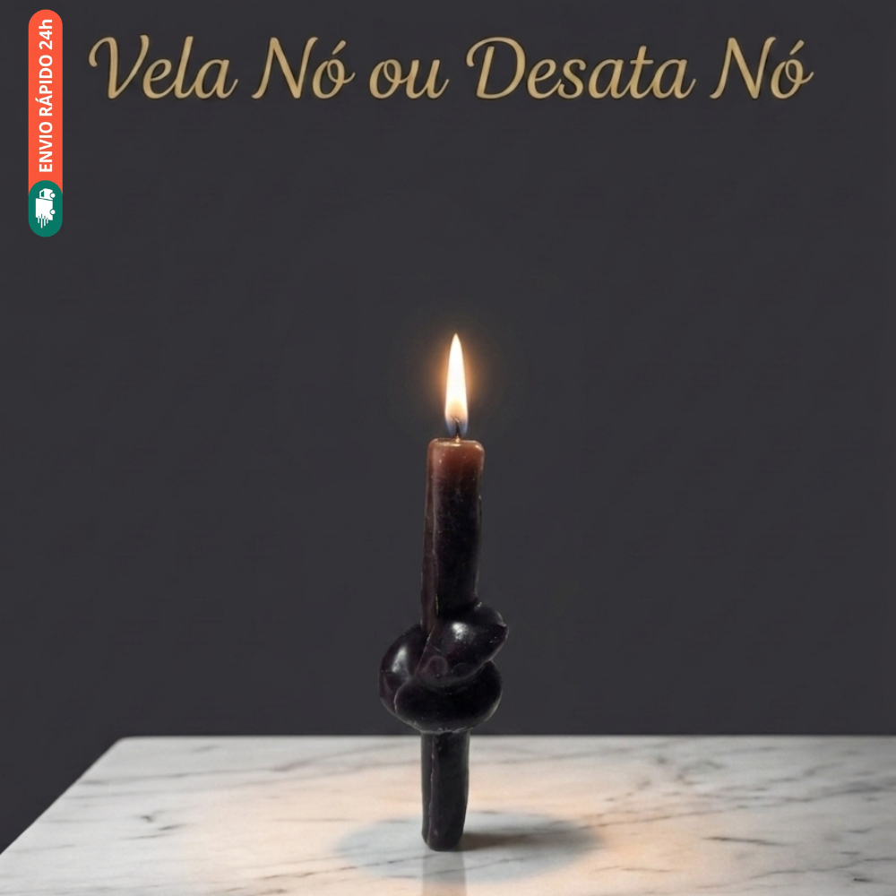Vela Magia Nó ou Desata Nó Nossa Senhora Desatadora Desamarrar Soltar Bloqueio Ritual Fé