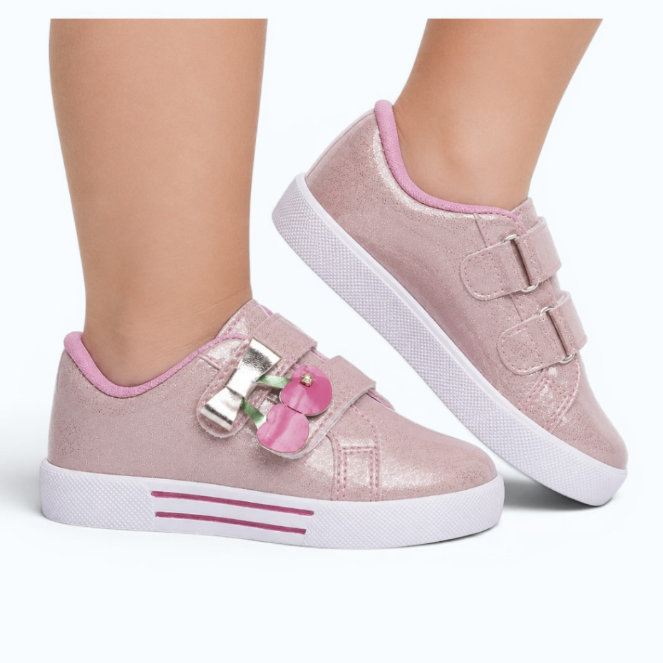 Tênis Infantil Feminino Menina Casual Escolar Leve Antiderrapante promoção 20 ao 27