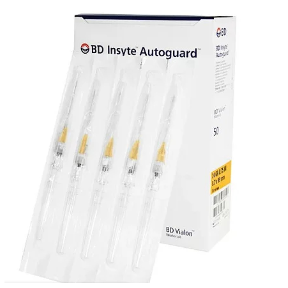 CATETER PERIFERICO INSYTE AUTOGUARD C/SEG 20 BD