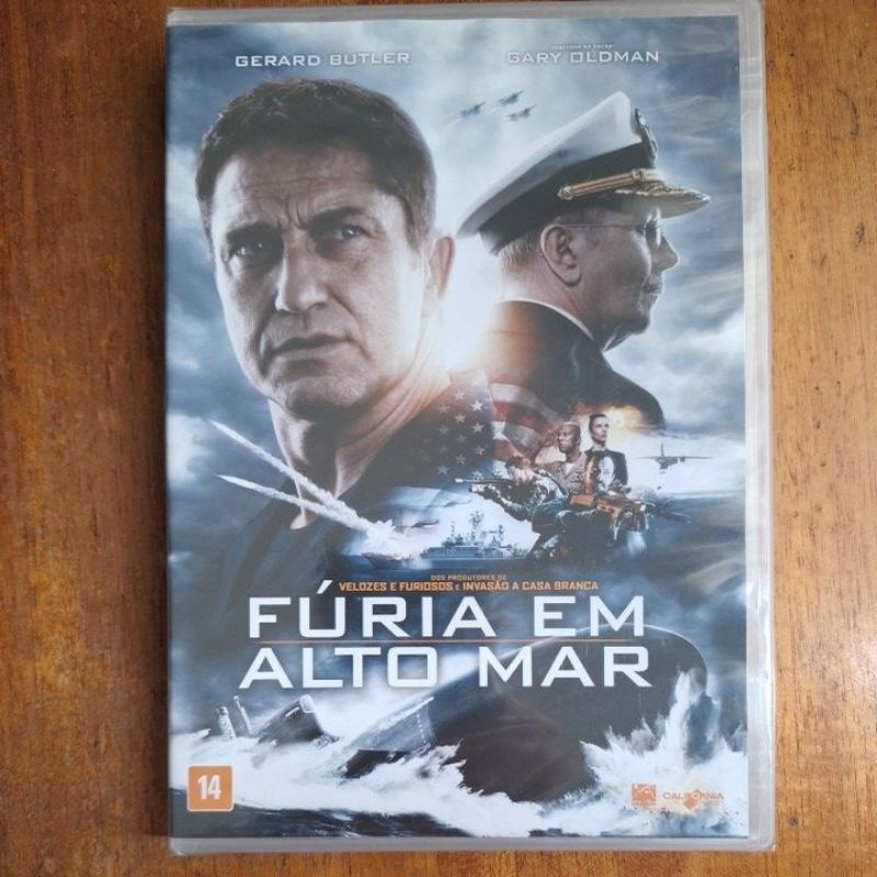 dvd fúria em alto mar - original (lacrado)