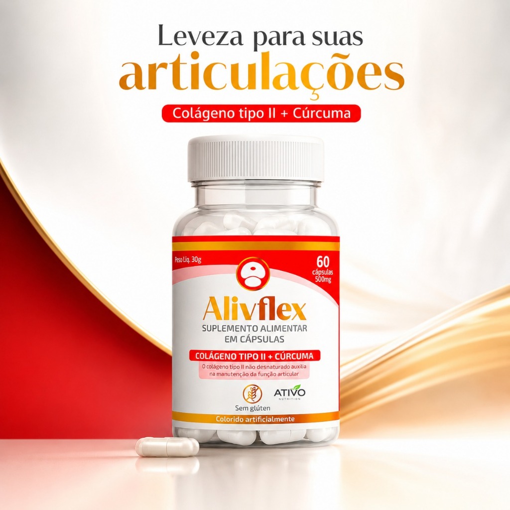 1x Alivflex 60 Caps Original - Fórmula Avançada -