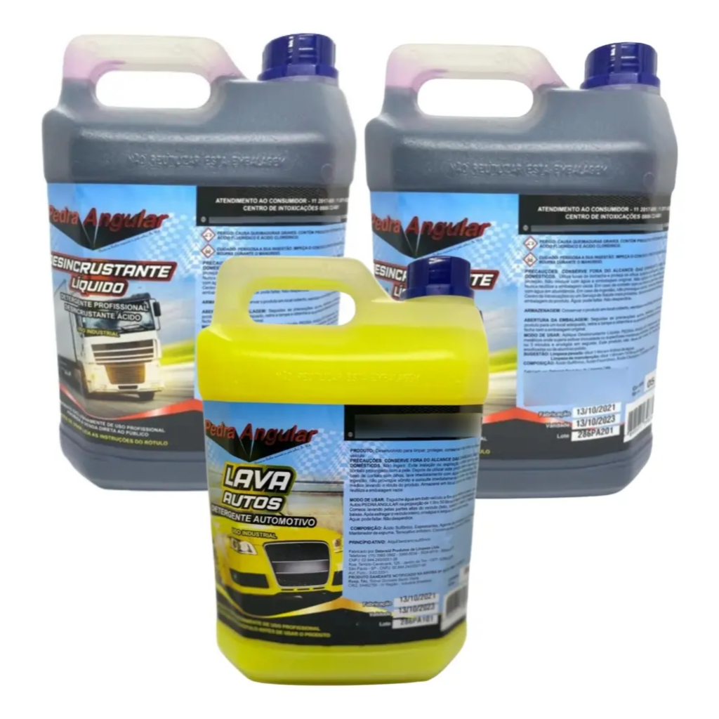 Kit Lava Rápido 2 Limpa Baú Alumínio Intercap + 1 Shampoo 5 Litros