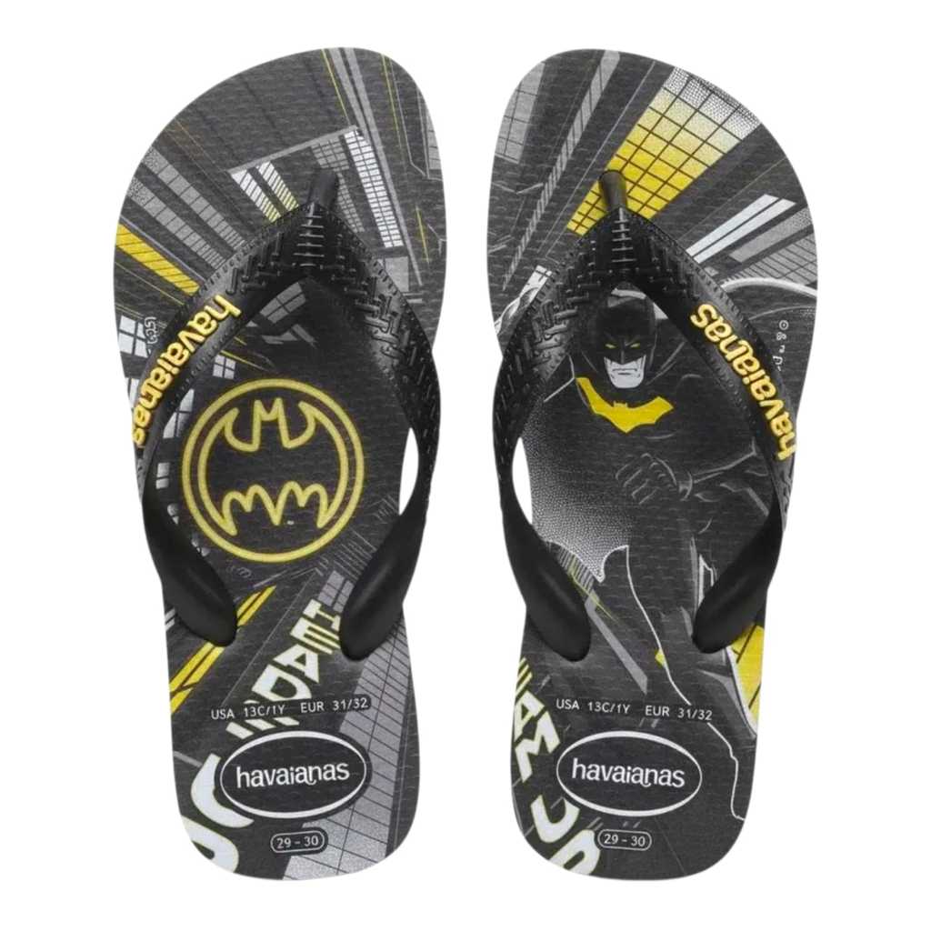 Havaianas Kids Max Marvel Fc: Batman Original