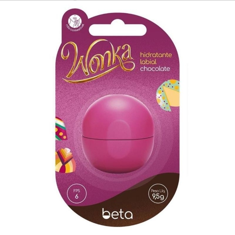 Hidratante Labial Beta Wonka Chocolate 9,5g