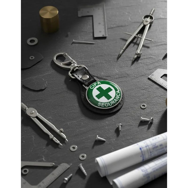 Kit 3 Chaveiros Comissão Interna De Prevenção De Acidentes Cipa Sipat