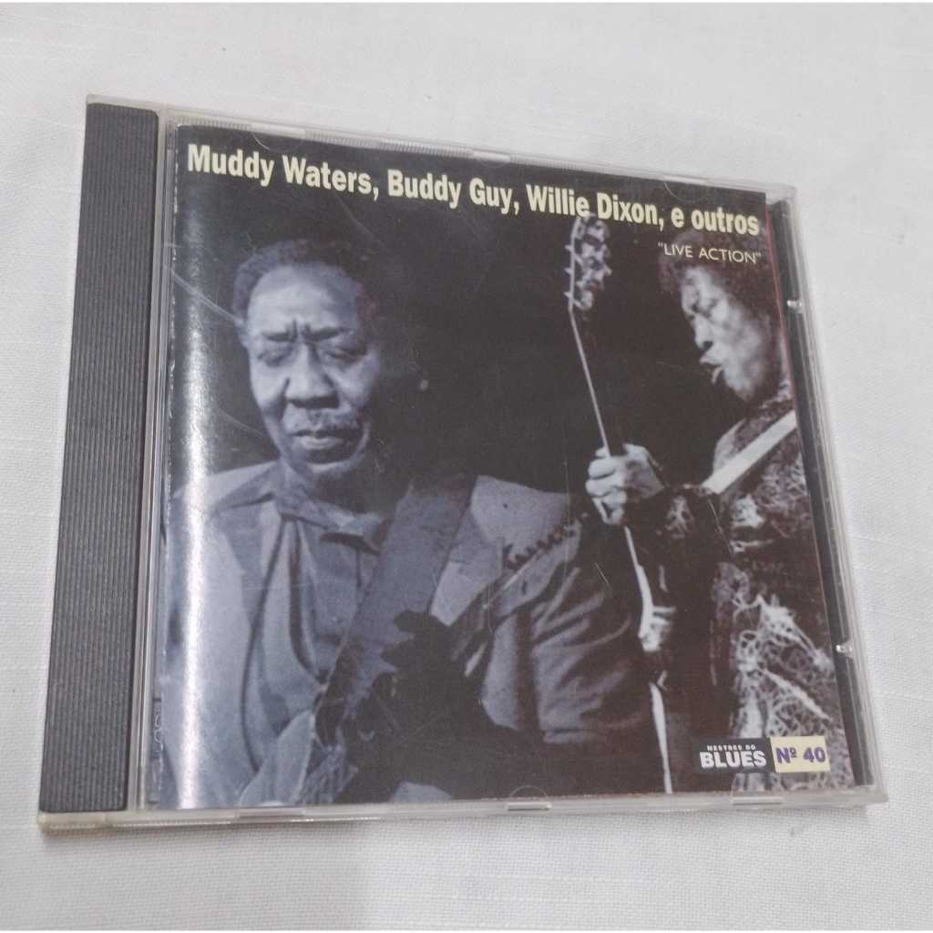 CD Muddy Waters, Buddy Guy, Willie Dixon E Outros - "Live Action" - Mestres Do Blues - N° 40 ( 29755 )