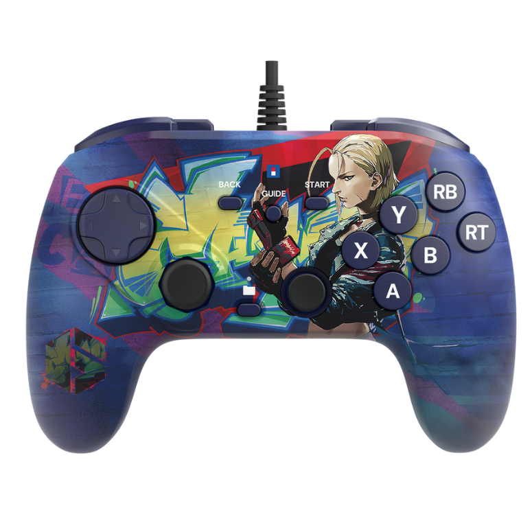 Controle Hori Comandante de Luta OCTA para PC Street Fighter Cammy