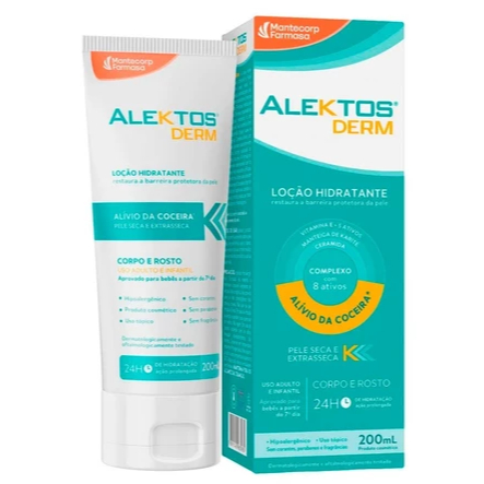 Loção Hidratante Alektos Derm Corpo e Rosto 200ml