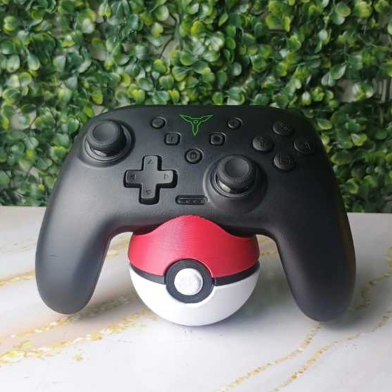 Suporte para Controle Pokébola Pokemon – Nintendo Switch, Xbox e PlayStation – Decoração Gamer setup